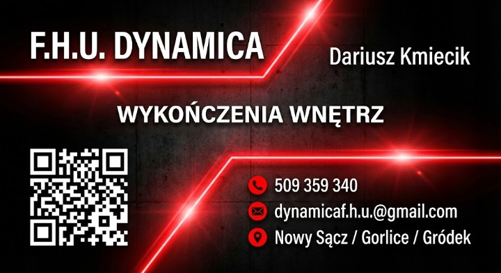 Wizytówka magnetyczna - realizacja 1